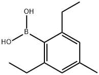 2,6-diethyl-4-methylphenylboronic acid Struktur