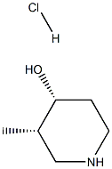 顺式-3-甲基哌啶-4-醇盐酸盐, 955028-94-1, 结构式