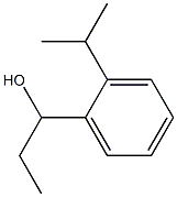 1-(2-ISO-プロピルフェニル)-1-プロパノール 化学構造式