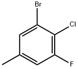 3-Bromo-4-chloro-5-fluorotoluene Structure