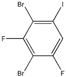 1,3-二溴-2,4-二氟-6-碘代苯, 1000577-95-6, 结构式