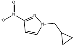 1-(环丙基甲基)-3-硝基-1H-吡唑, 1003013-15-7, 结构式