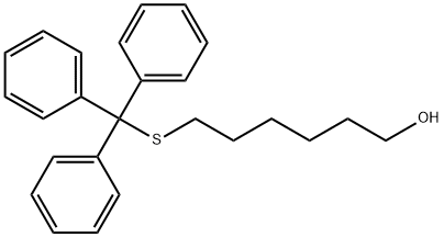 6-tritylsulfanylhexan-1-ol Structure