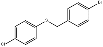 (4-BROMOBENZYL)(4-CHLOROPHENYL)SULFANE Struktur