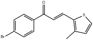 (2E)-1-(4-bromophenyl)-3-(3-methylthiophen-2-yl)prop-2-en-1-one,1005737-10-9,结构式