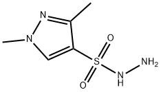 1,3-dimethyl-1H-pyrazole-4-sulfonohydrazide Structure