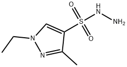 1-ethyl-3-methyl-1H-pyrazole-4-sulfonohydrazide Structure