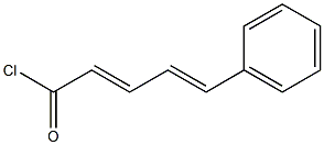 (2E,4E)-5-苯基戊-2,4-二烯酰氯 结构式