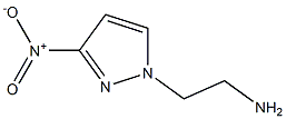 2-(3-硝基-1H-吡唑-1-基)乙烷-1-胺, 1006435-40-0, 结构式