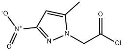 (5-Methyl-3-nitro-pyrazol-1-yl)-acetyl chloride 结构式