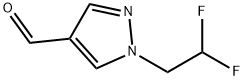 1-(2,2-difluoroethyl)-1H-pyrazole-4-carbaldehyde Struktur