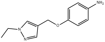4-((1-乙基-1H-吡唑-4-基)甲氧基)苯胺,1006467-03-3,结构式