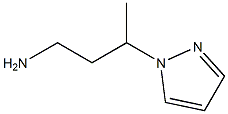 3-(1H-PYRAZOL-1-YL)BUTAN-1-AMINE,1006480-55-2,结构式