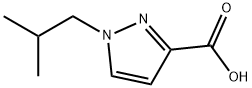 1-isobutyl-1H-pyrazole-3-carboxylic acid Structure