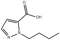 1-Butyl-1H-pyrazole-5-carboxylic acid Struktur
