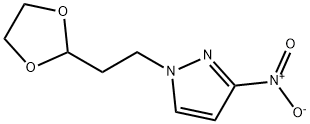 1-[2-(1,3-dioxolan-2-yl)ethyl]-3-nitro-1H-pyrazole,1006568-54-2,结构式