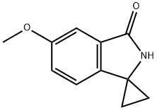 5'-甲氧基螺[环丙烷-1,1'-异吲哚啉]-3'-酮 结构式