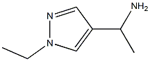 1-(1-乙基-1H-吡唑-4-基)乙-1-胺 结构式