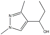 1-(1,3-dimethyl-1H-pyrazol-4-yl)propan-1-ol Structure