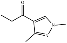 1-(1,3-dimethyl-1H-pyrazol-4-yl)propan-1-one 化学構造式