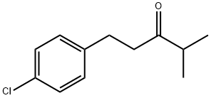 1-(4-氯苯基)-4-甲基戊烷-3-酮 结构式