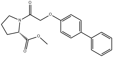 methyl 1-[(4-biphenylyloxy)acetyl]prolinate,1008601-68-0,结构式