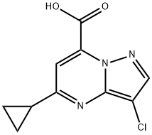 1011354-08-7 3-クロロ-5-シクロプロピルピラゾロ[1,5-A]ピリミジン-7-カルボン酸