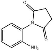 2,5-Pyrrolidinedione, 1-(2-aminophenyl)- 化学構造式
