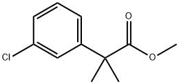 methyl 2-(3-chlorophenyl)-2-methylpropanoate Structure