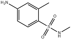 4-氨基-N,2-二甲基苯-1-磺酰胺 结构式