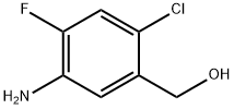 Benzenemethanol, 5-amino-2-chloro-4-fluoro- Struktur