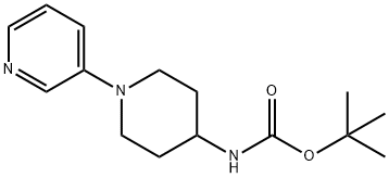 2-Methyl-2-propanyl [1-(3-pyridinyl)-4-piperidinyl]carbamate Struktur