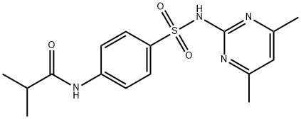 N-(4-(N-(4,6-dimethylpyrimidin-2-yl)sulfamoyl)phenyl)isobutyramide|