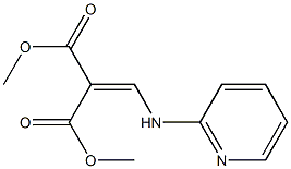 1,3-dimethyl 2-{[(pyridin-2-yl)amino]methylidene}propanedioate Struktur
