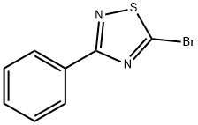 5-bromo-3-phenyl-1,2,4-thiadiazole 化学構造式