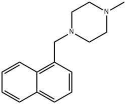 1-METHYL-4-(NAPHTHALEN-1-YLMETHYL)PIPERAZINE Structure