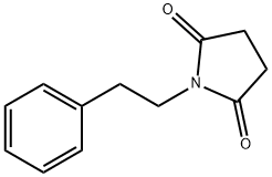2,5-Pyrrolidinedione,1-(2-phenylethyl)-,1016-50-8,结构式