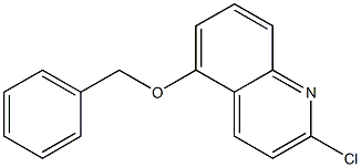 5-(苄氧基)-2-氯喹啉 结构式