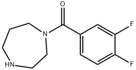 1-(3,4-difluorobenzoyl)-1,4-diazepane,1016683-49-0,结构式