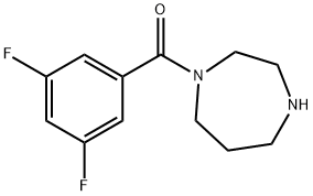 1-(3,5-difluorobenzoyl)-1,4-diazepane,1016704-74-7,结构式