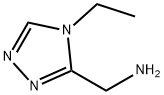 (4-ethyl-1,2,4-triazol-3-yl)methanamine Structure