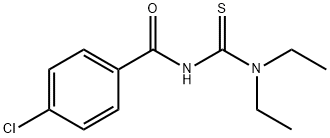 4-chloro-N-[(diethylamino)carbonothioyl]benzamide Struktur