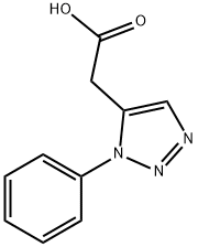 (3-Phenyl-3H-[1,2,3]triazol-4-yl)-acetic acid,1017399-29-9,结构式