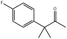 3-(4-fluorophenyl)-3-methylbutan-2-one Structure