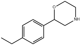 2-(4-ethylphenyl)morpholine Structure