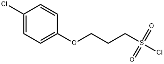 3-(4-chlorophenoxy)propane-1-sulfonyl chloride Structure