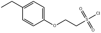 2-(4-ethylphenoxy)ethanesulfonyl chloride Structure