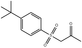 1-((4-(叔丁基)苯基)磺酰基)丙烷-2-酮 结构式