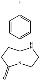 7a-(4-fluorophenyl)-hexahydro-1H-pyrrolo[1,2-a]imidazolidin-5-one, 1018567-85-5, 结构式