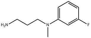 N-(3-fluorophenyl)-N-methyl-propane-1,3-diamine 结构式
